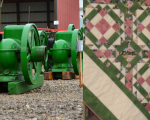 Stationary Engines and Quilts at Pioneer Acres.